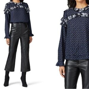 🆕Jason Wu Paisley Ruffle Blouse